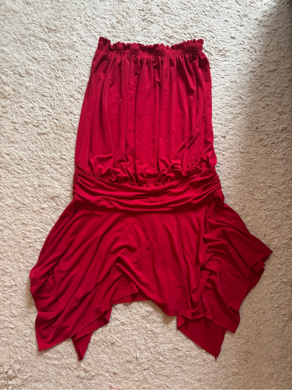 Y2K strapless dress